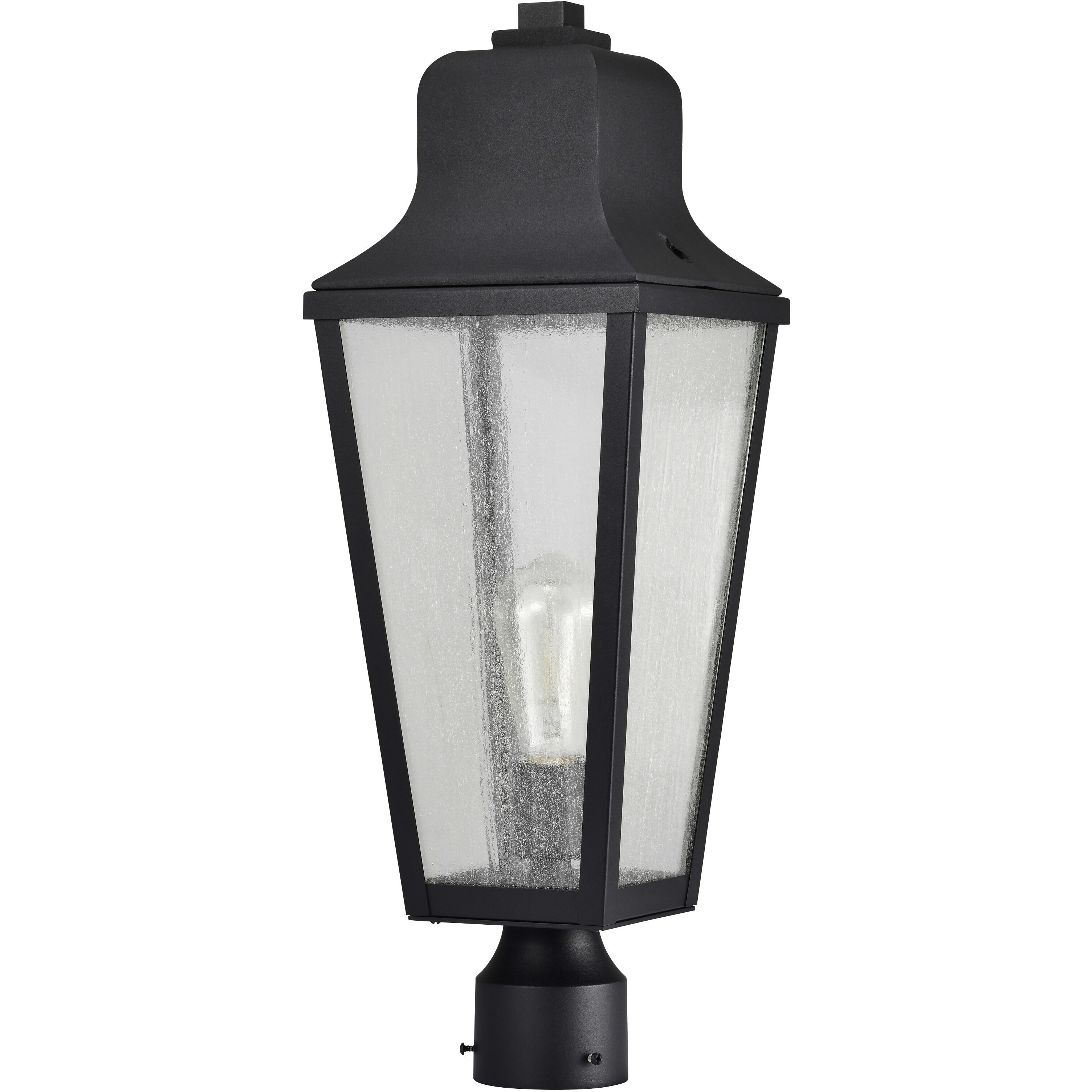 Lawrence 1 Light 22.75 inch Matte Black Outdoor Post Light