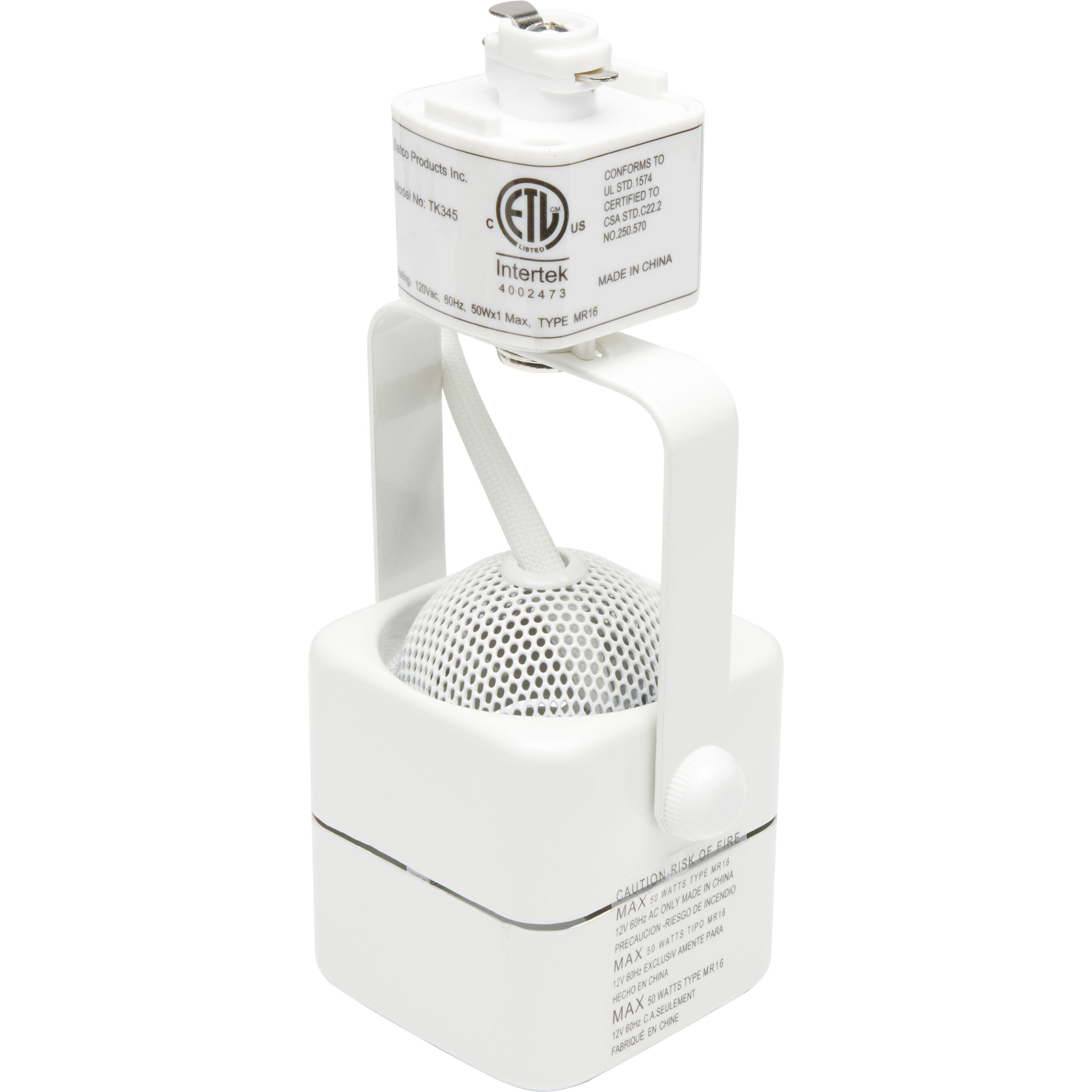 Brentwood 3 Light White Track Lighting Ceiling Light
