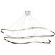 Sylas LED 20.1 inch Polished Nickel Pendant Ceiling Light