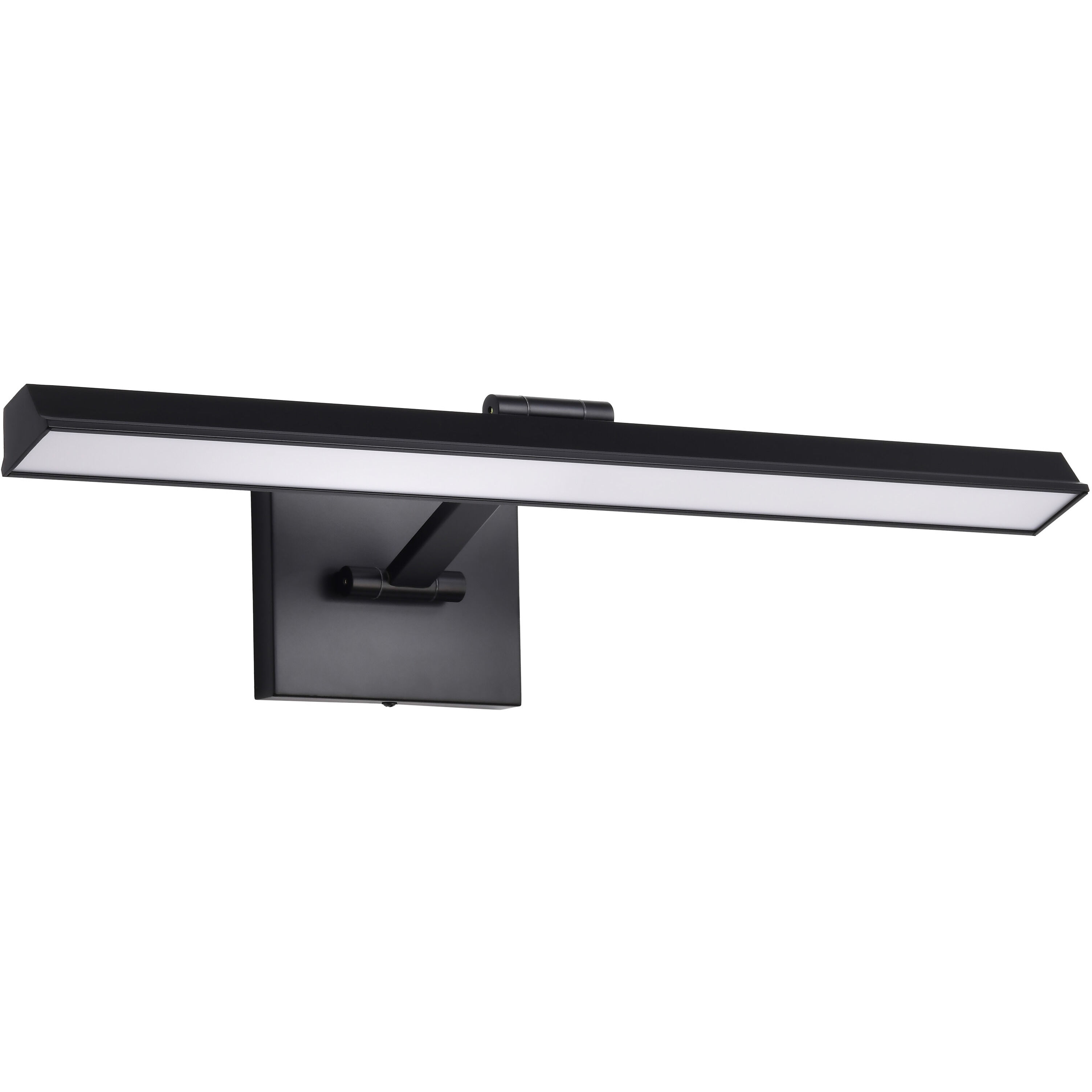 Hazel LED 24 inch Black Vanity Wall Light