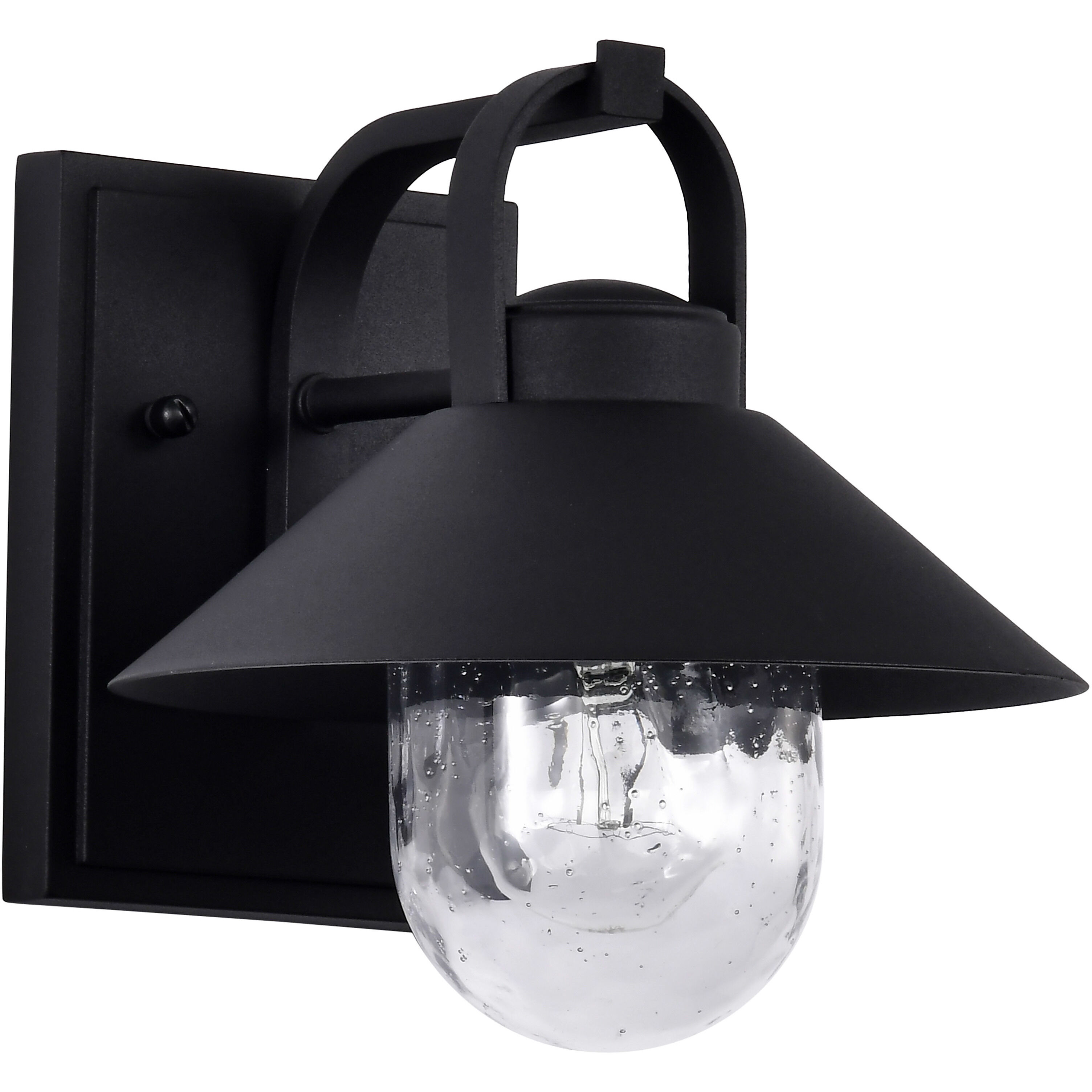 Ridge 8.13 inch Black Outdoor Wall Light