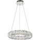 Asher LED 15.75 inch Polished Nickel Pendant Ceiling Light