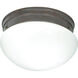 Brentwood 2 Light 10 inch Old Bronze Flush Mount Ceiling Light