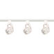 Brentwood 3 Light White Track Lighting Ceiling Light