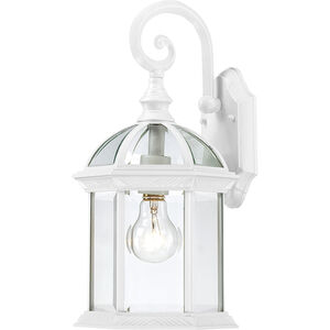 Boxwood 1 Light 16 inch White Outdoor Wall Lantern