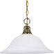 Brentwood 1 Light 16 inch Polished Brass Pendant Ceiling Light