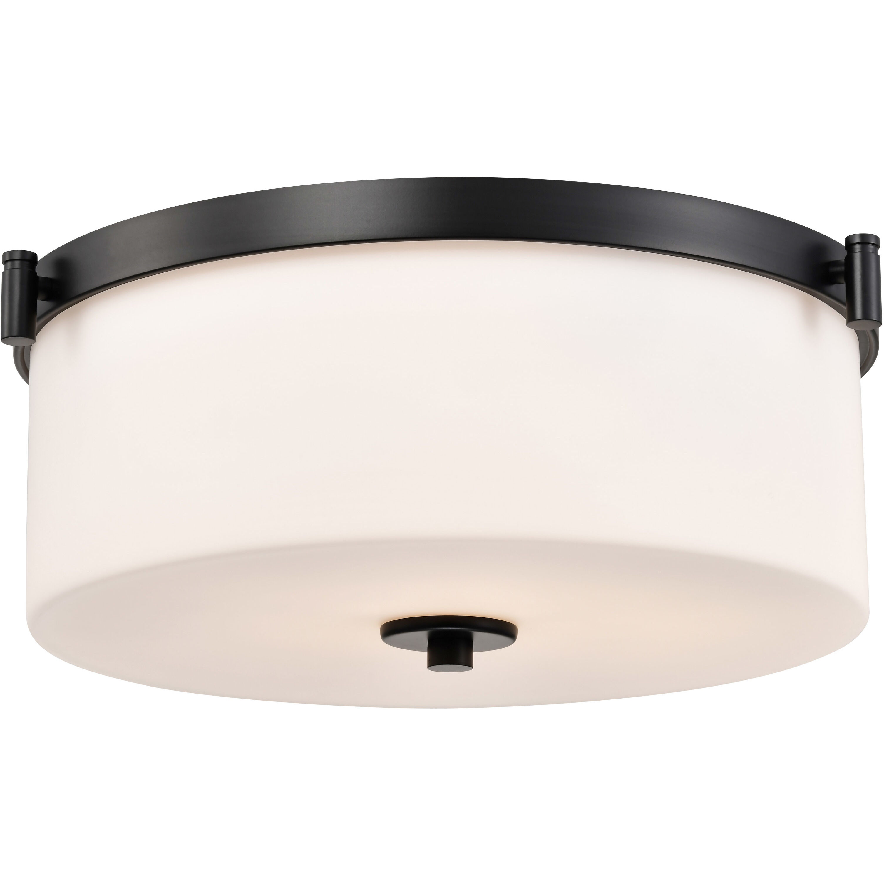 Liam 16.63 inch Matte Black Flush Mount Ceiling Light