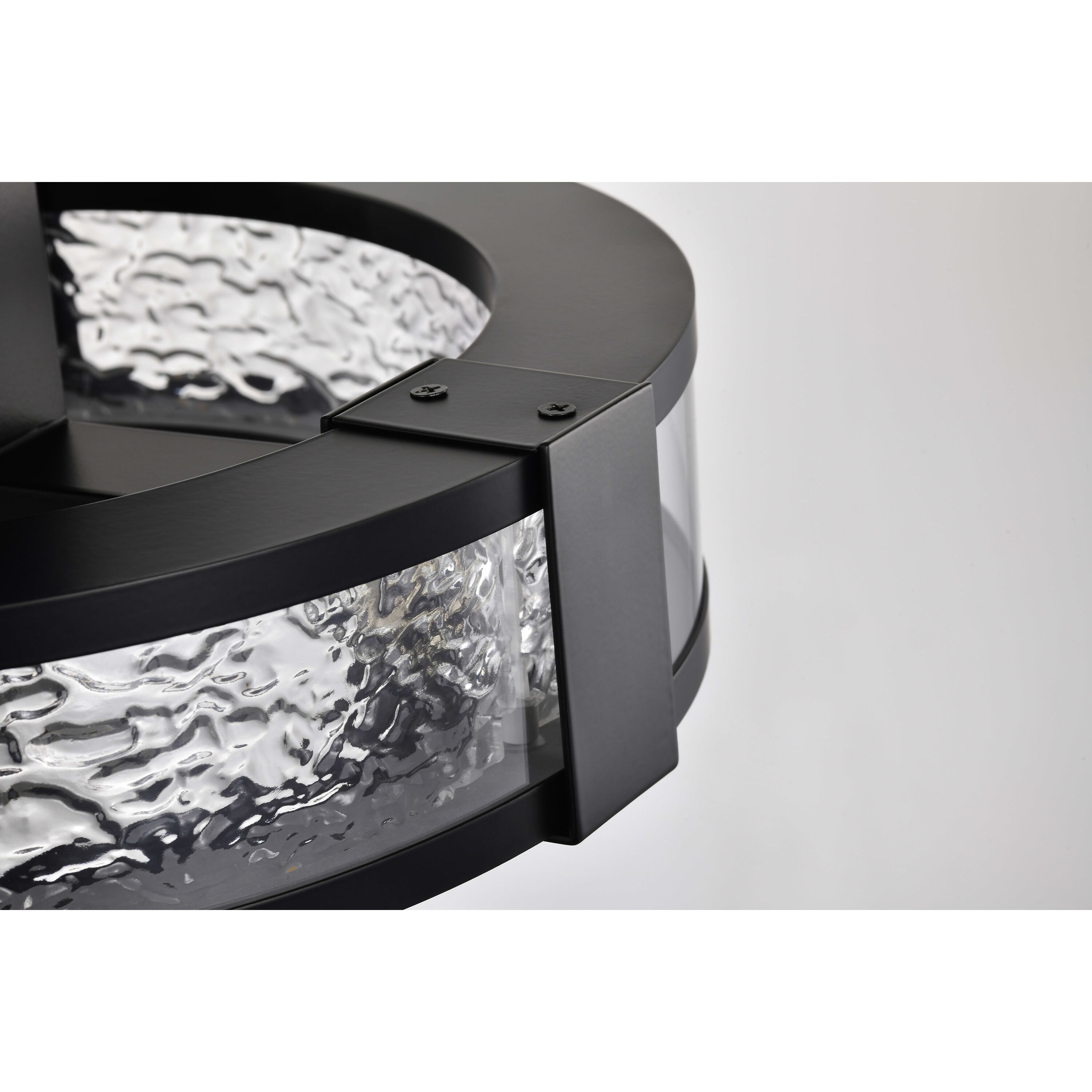 Darrow LED 13.75 inch Matte Black Semi Flush Mount Ceiling Light