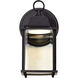 Brentwood LED 9 inch Black Outdoor Wall Mount