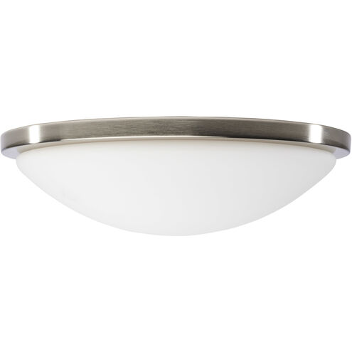 Button LED 17 inch Brushed Nickel LED Flush Mount Ceiling Light