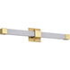 Brightwyn LED 24 inch Brushed Brass Vanity Wall Light