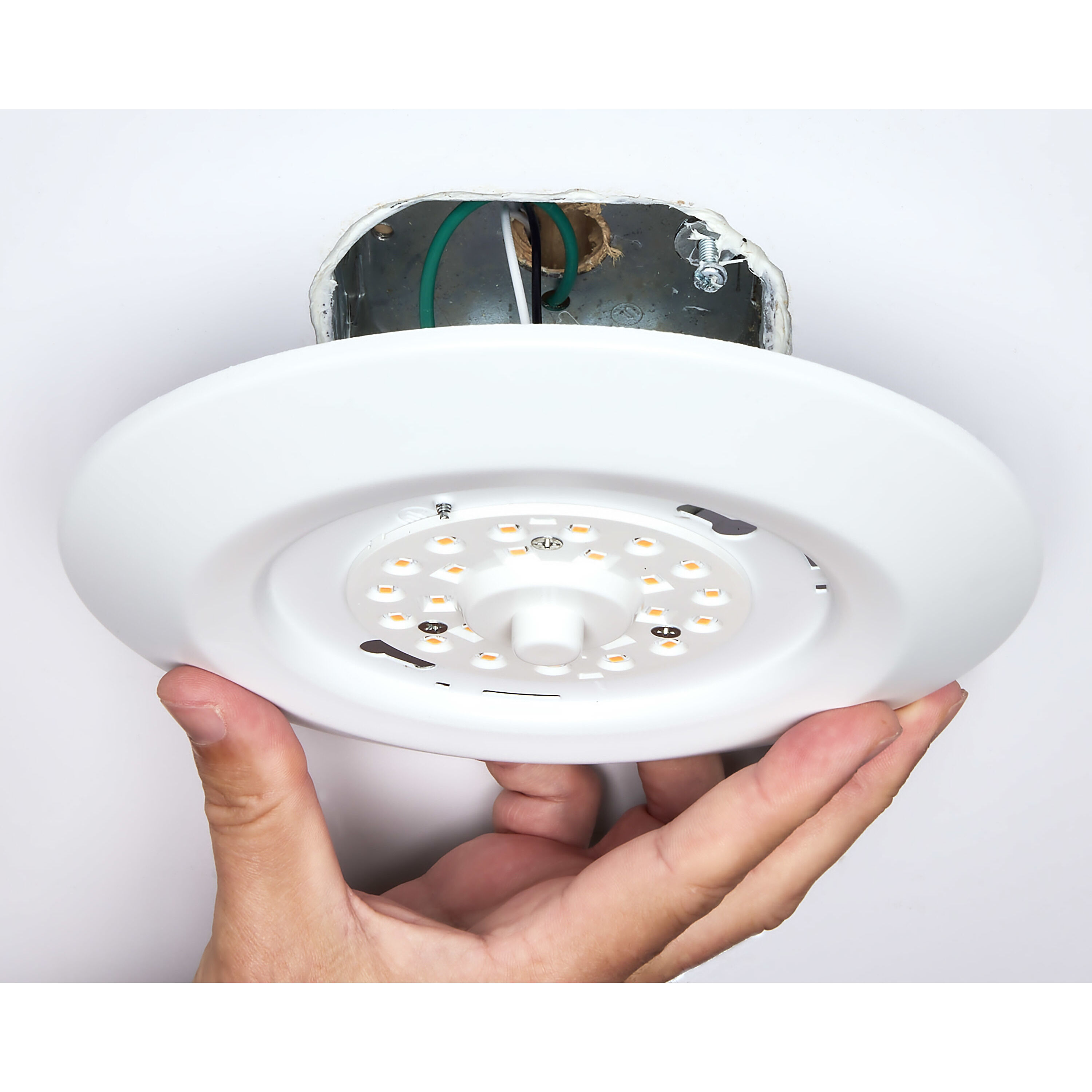Brentwood Integrated LED White LED Disk