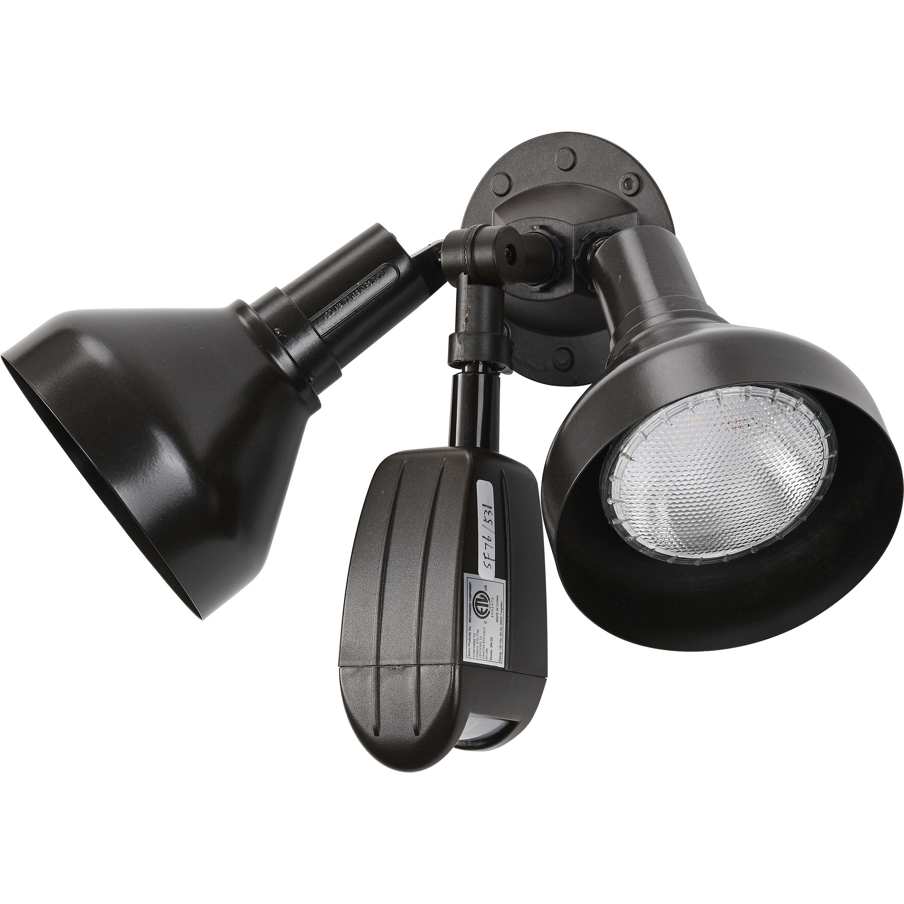 Brentwood 2 Light 5 inch Bronze Outdoor Flood Light