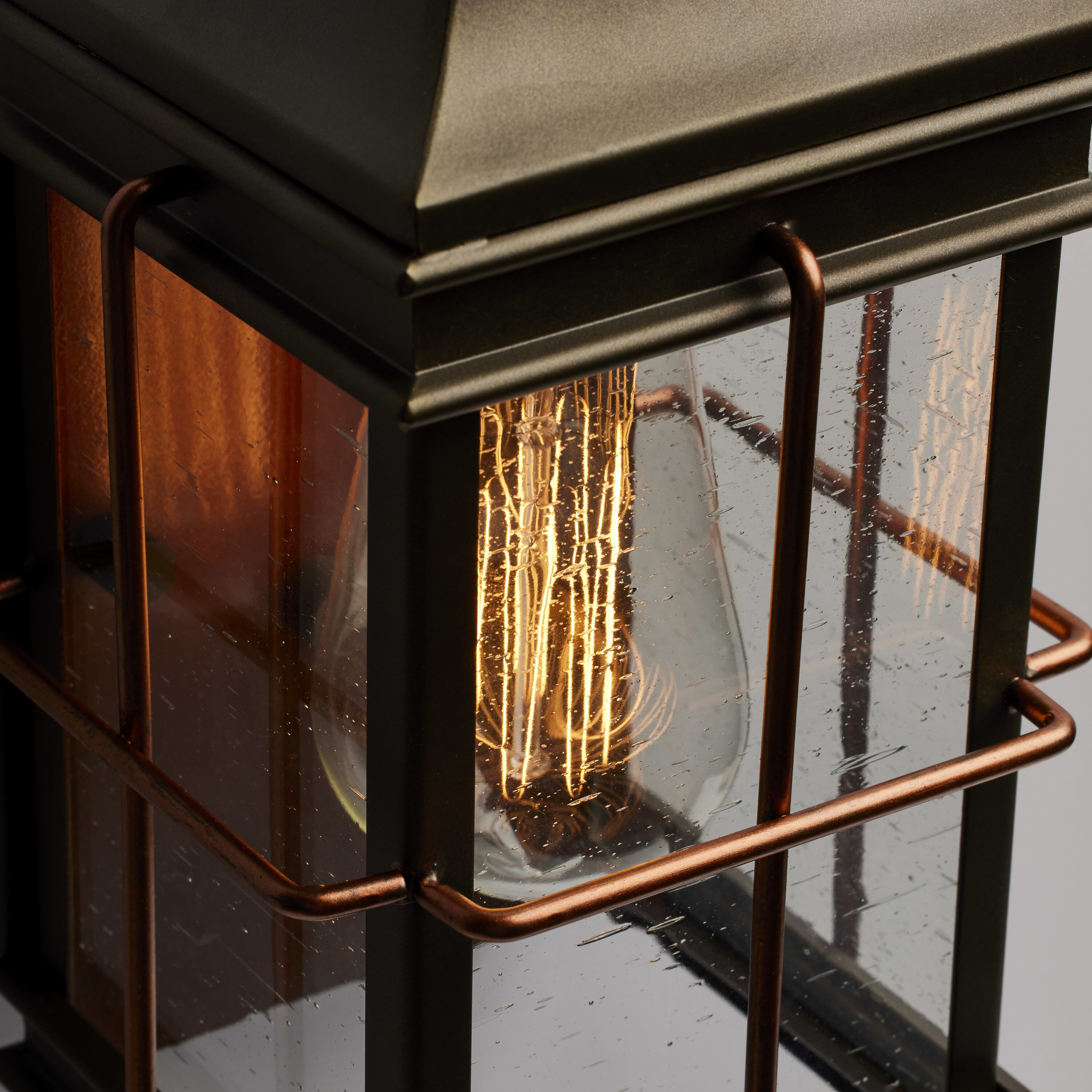 Howell 1 Light 11 inch Bronze and Copper Accents Outdoor Wall Light