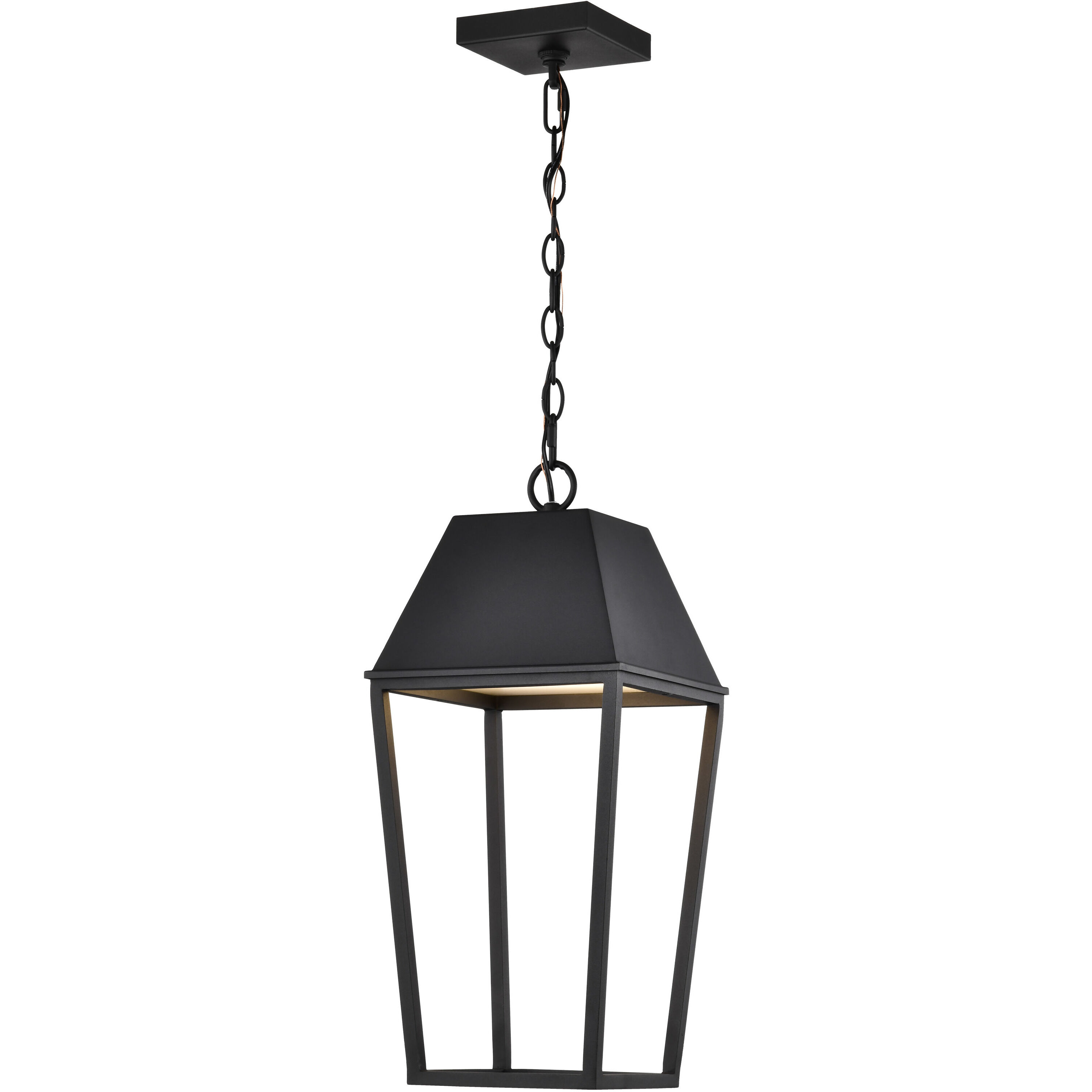 Colt LED 9.5 inch Matte Black Outdoor Hanging Light
