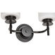 Warren 2 Light 14.5 inch Gun Metal Vanity Light Wall Light
