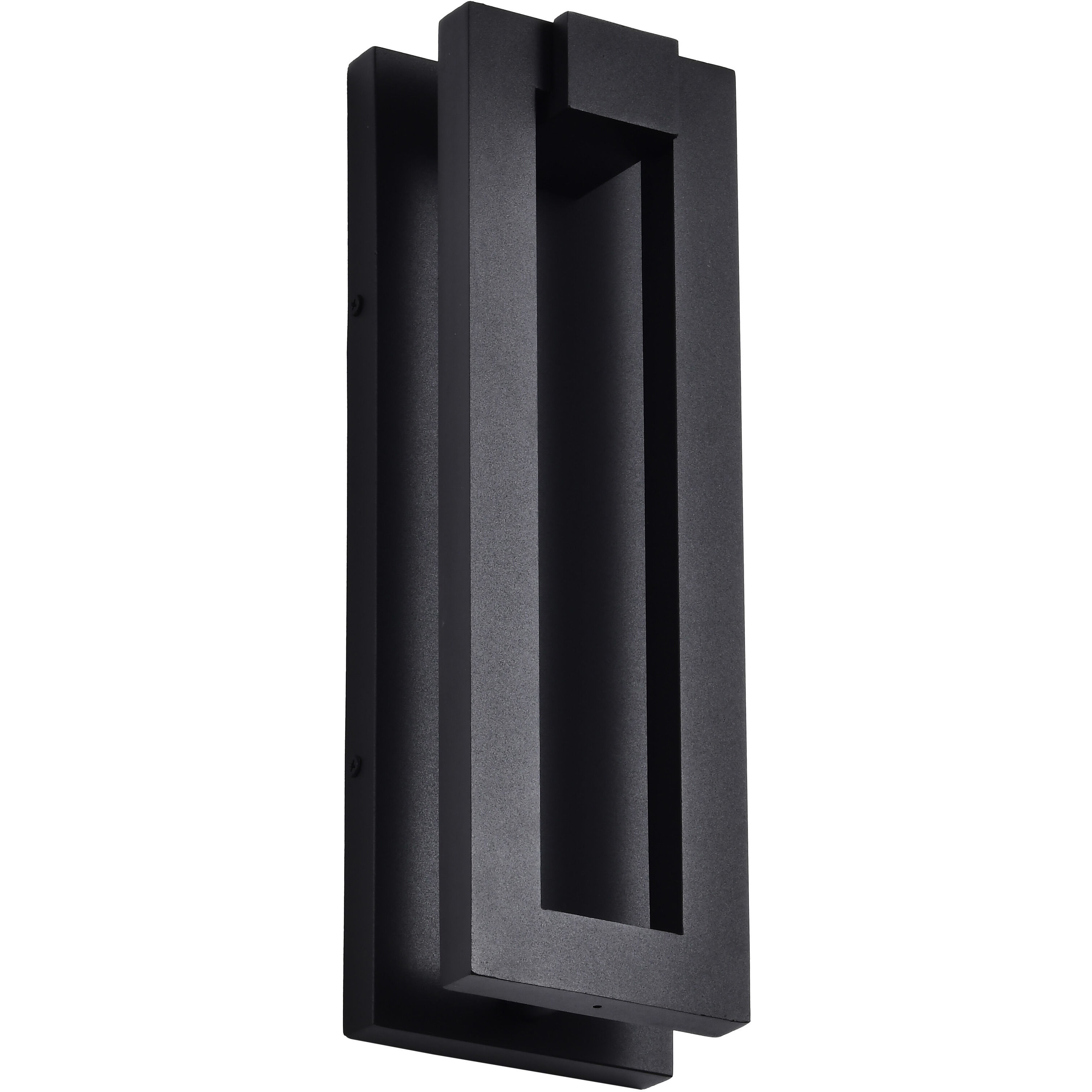 Crew LED 15 inch Sand Black Outdoor Wall Light