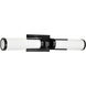 Roselle 2 Light 24 inch Matte Black Vanity Light Wall Light