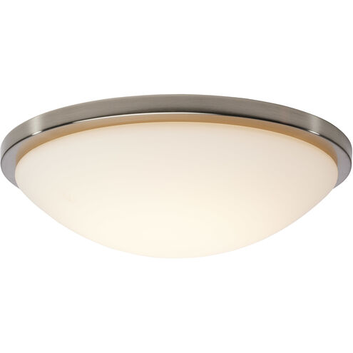 Button LED 17 inch Brushed Nickel LED Flush Mount Ceiling Light