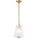 Lune 8 inch Vintage Brass Pendant Ceiling Light