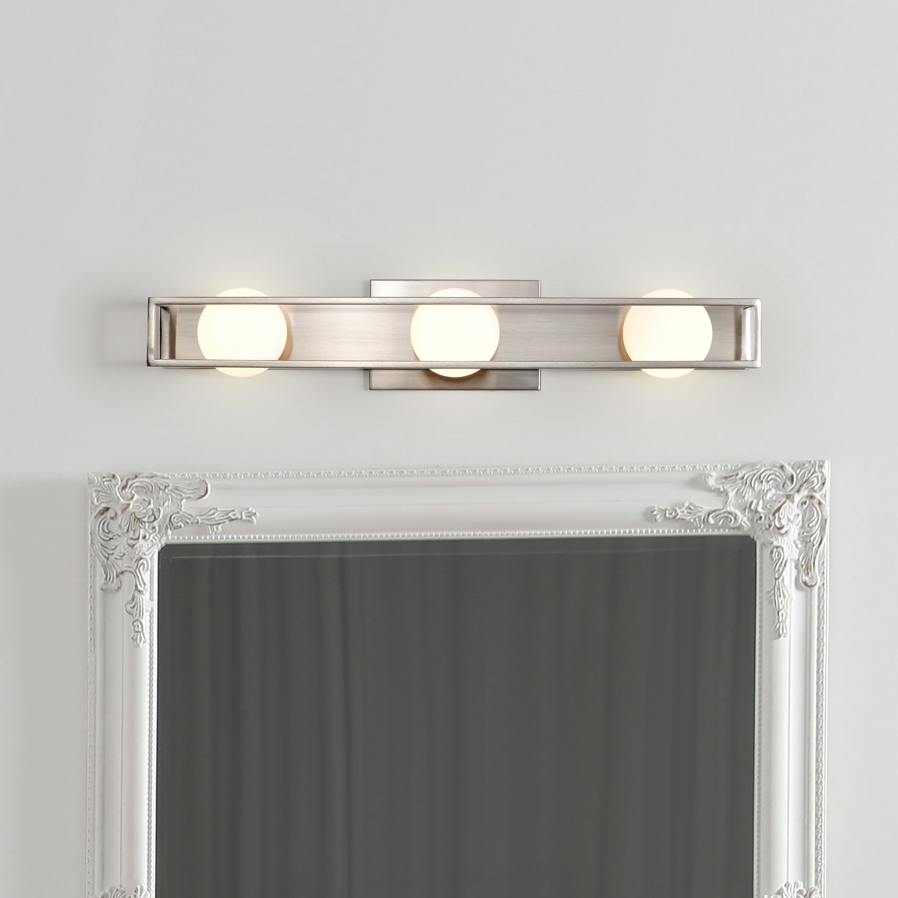 Jenkins LED 24 inch Brushed Nickel Vanity Light Wall Light