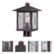 Vega 1 Light 13 inch Classic Bronze Outdoor Post Light