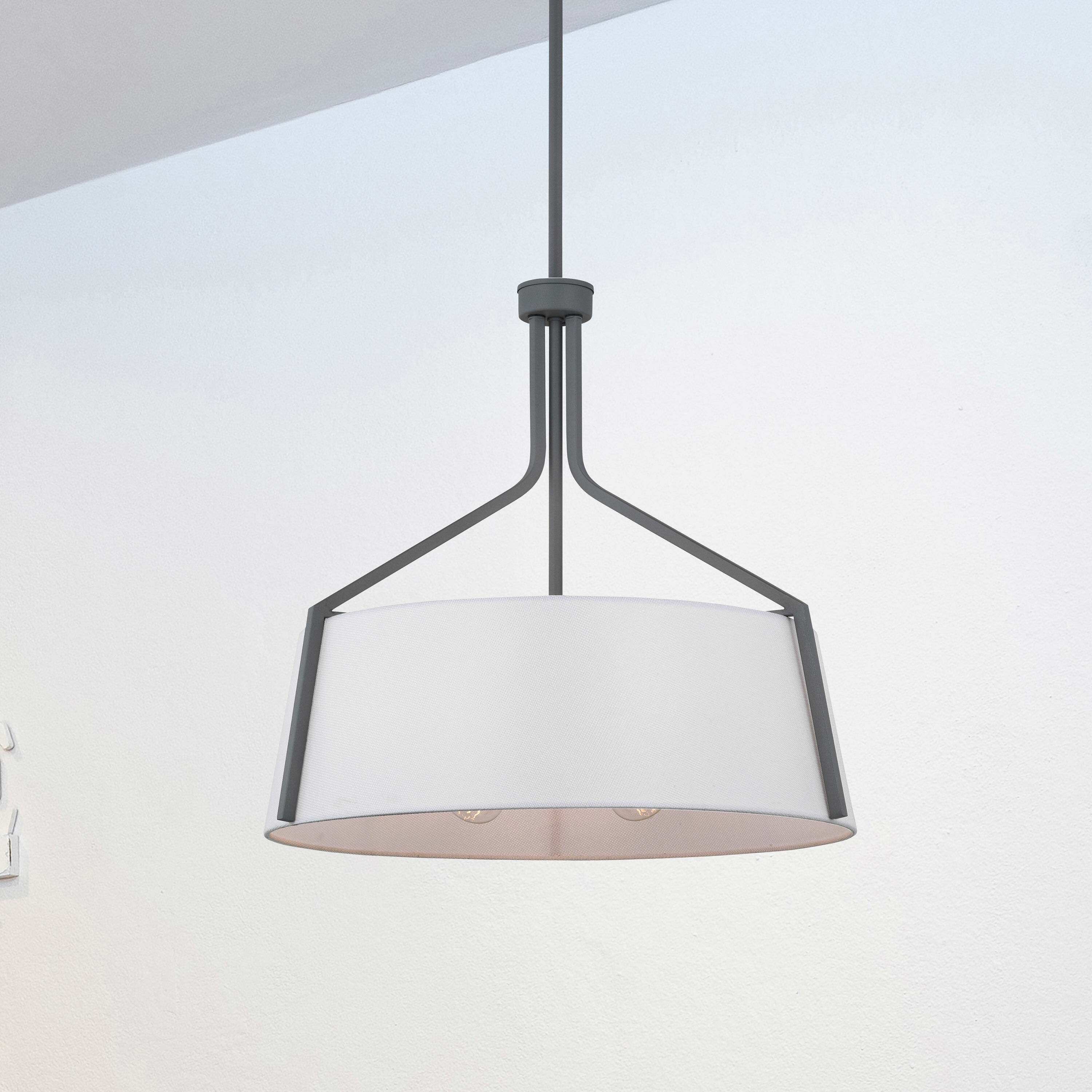Livingston 4 Light 22 inch Putty Gray Pendant Ceiling Light