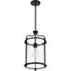 Yorktown 1 Light 10 inch Matte Black Pendant Ceiling Light