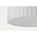 Solara 12 inch Matte Black Pendant Ceiling Light