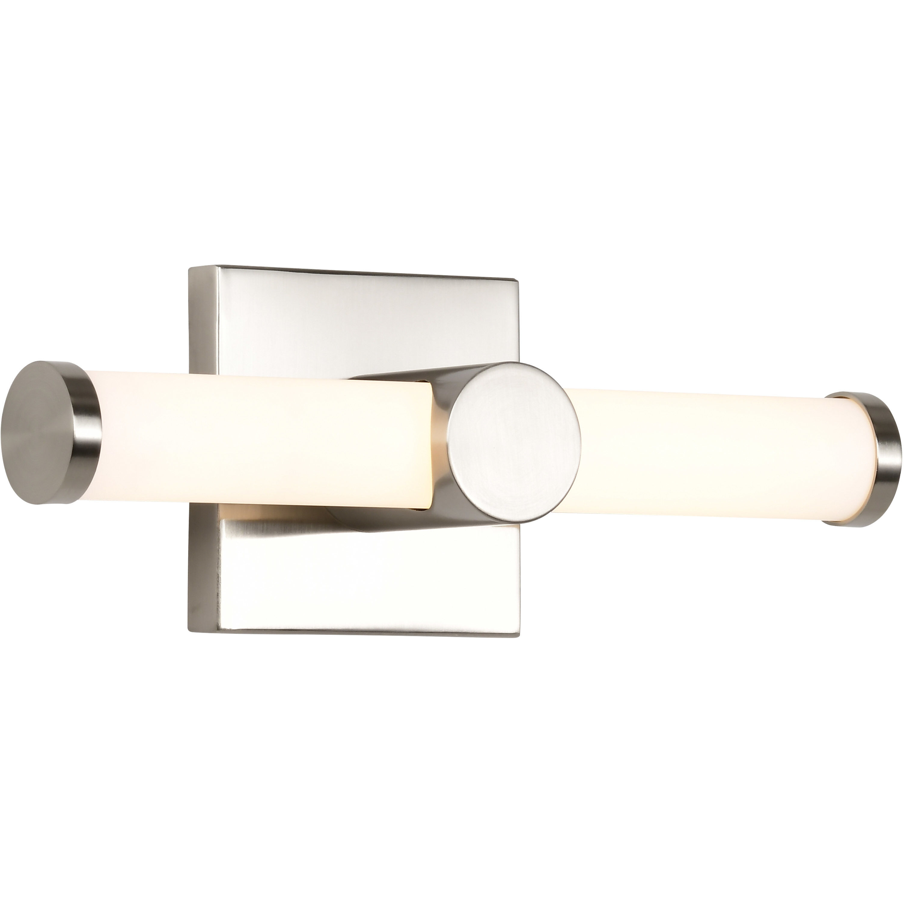 Bowman LED 12 inch Brushed Nickel Vanity Light Wall Light