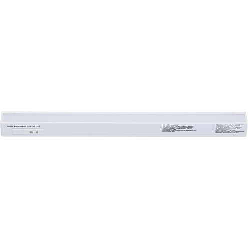 CounterQuickSlim 120 LED 10 inch White Under Cabinet & Cove