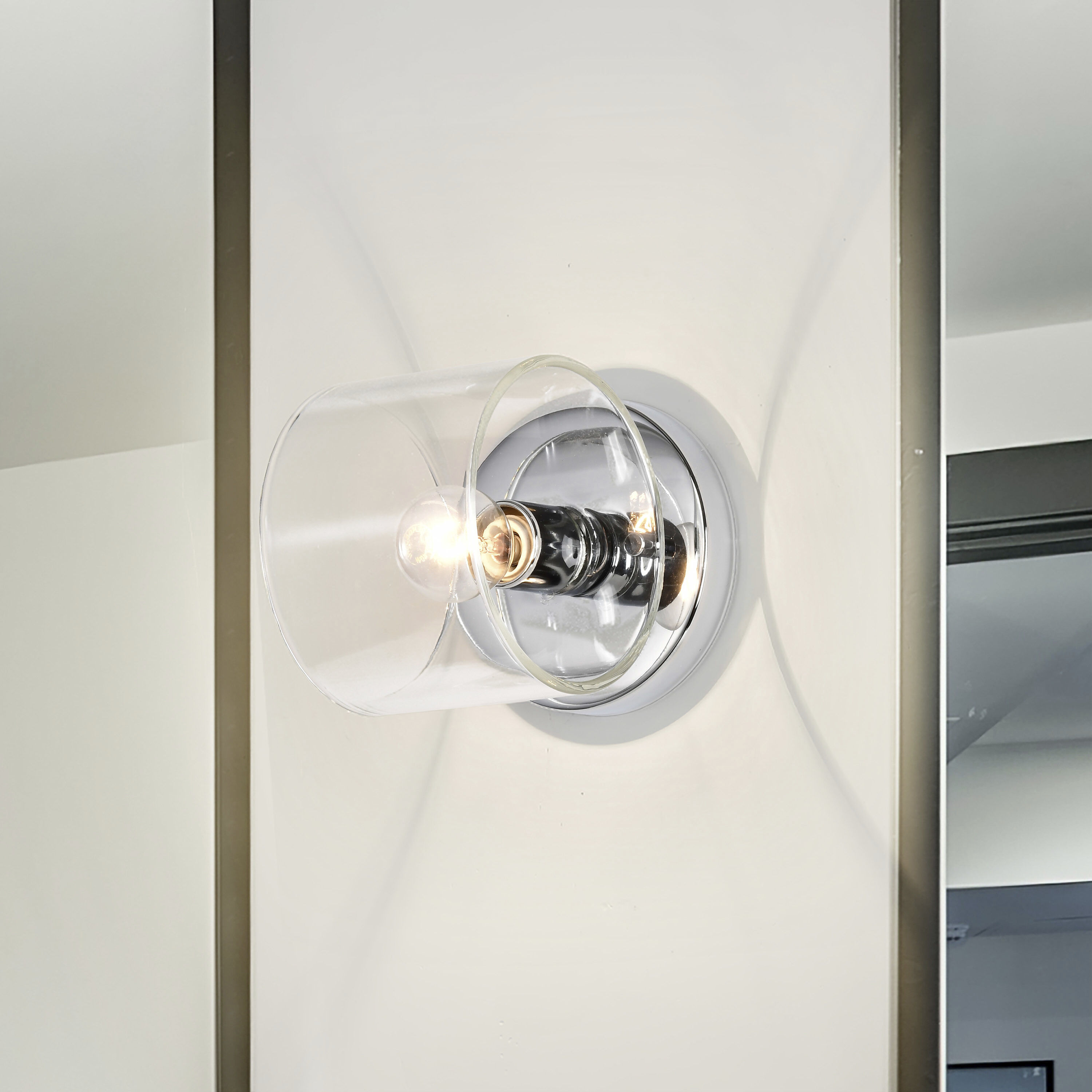 Marlowe 1 Light 4.88 inch Polished Nickel Vanity Light Wall Light