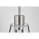 Aura LED 7.25 inch Brushed Nickel Pendant Ceiling Light