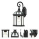 Boxwood 1 Light 16 inch Textured Black Outdoor Wall Sconce