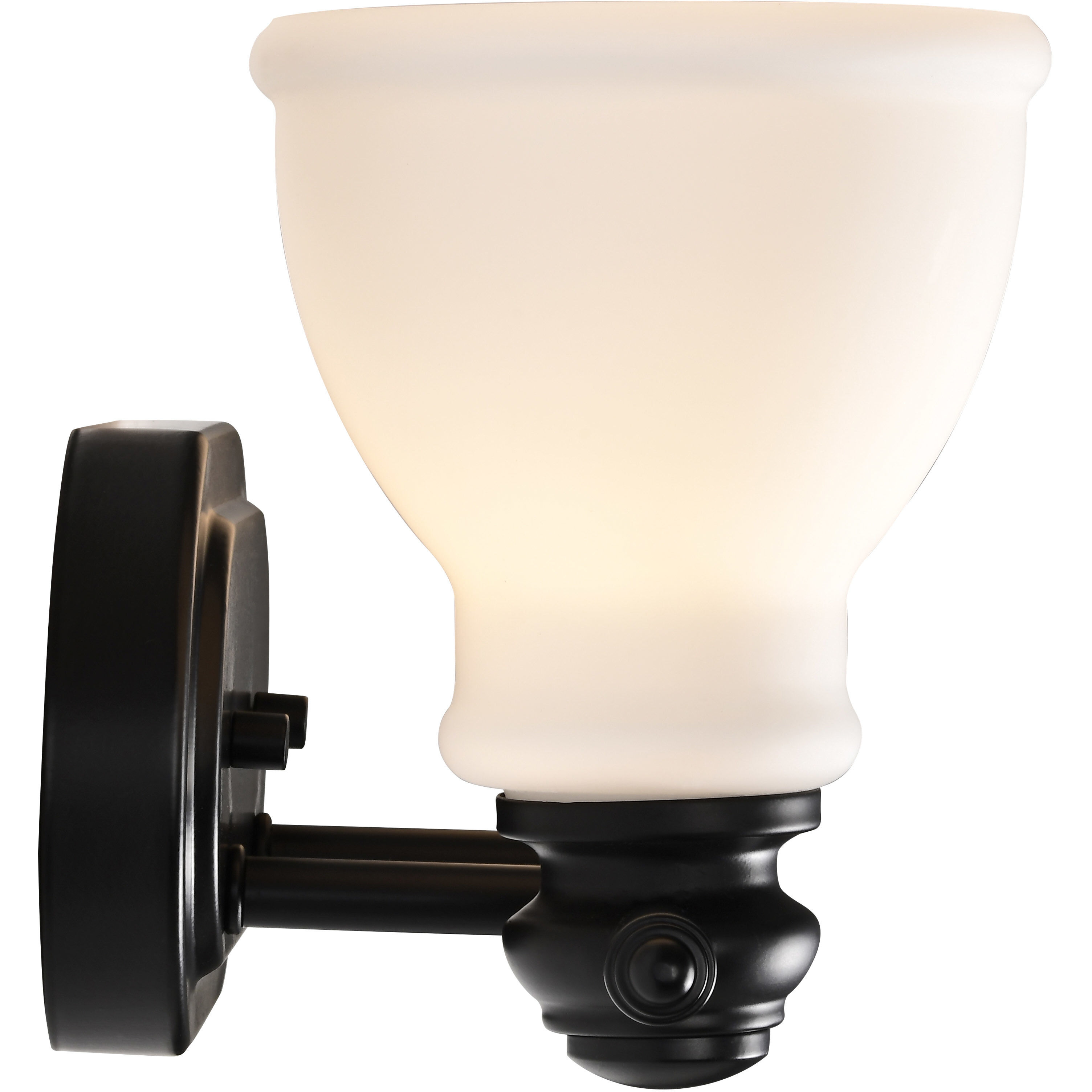 Russel 2 Light 14.75 inch Matte Black Vanity Light Wall Light