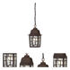 Banyan 1 Light 6.13 inch Rustic Bronze Outdoor Hanging Lantern