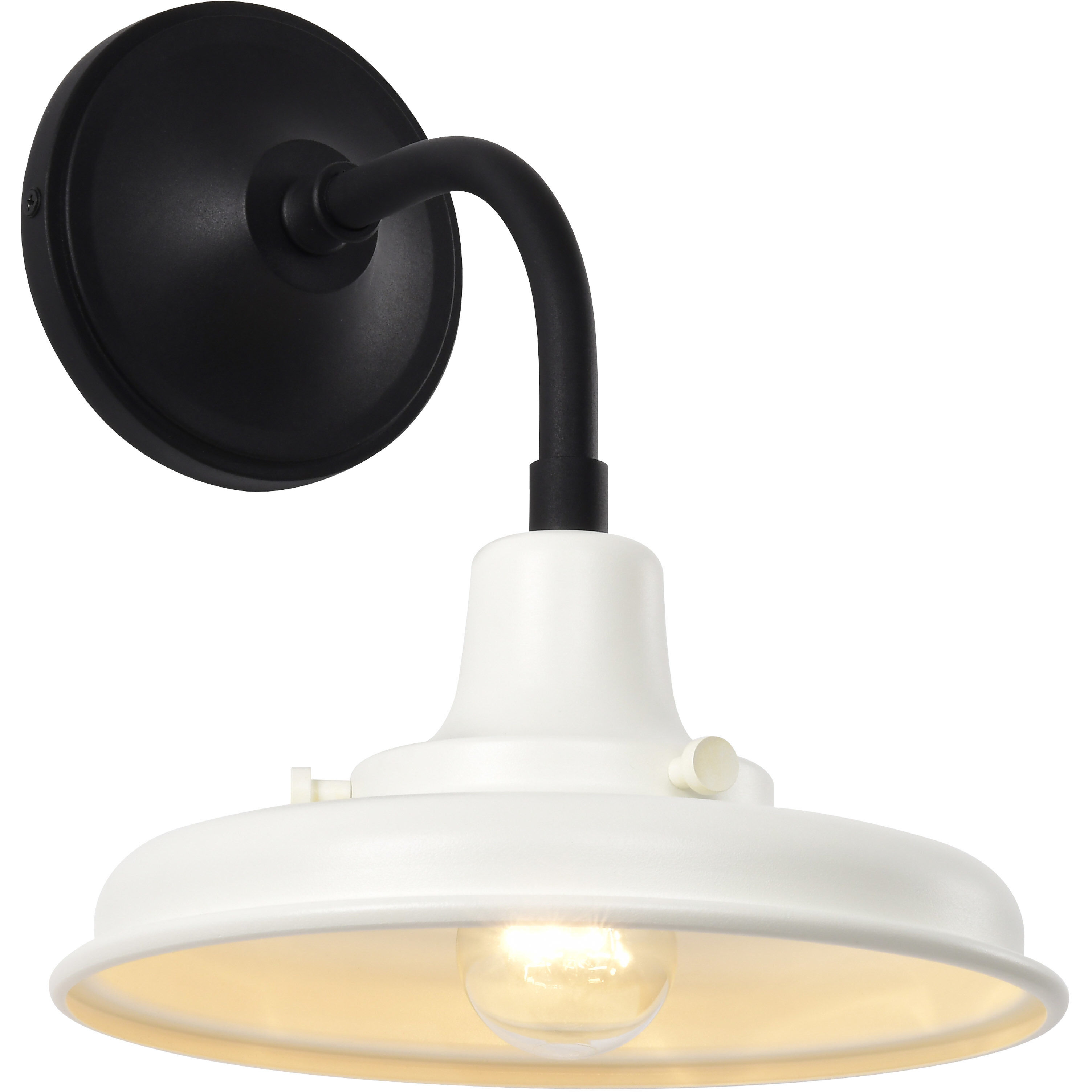 Morris 11.63 inch Black Outdoor Wall Light