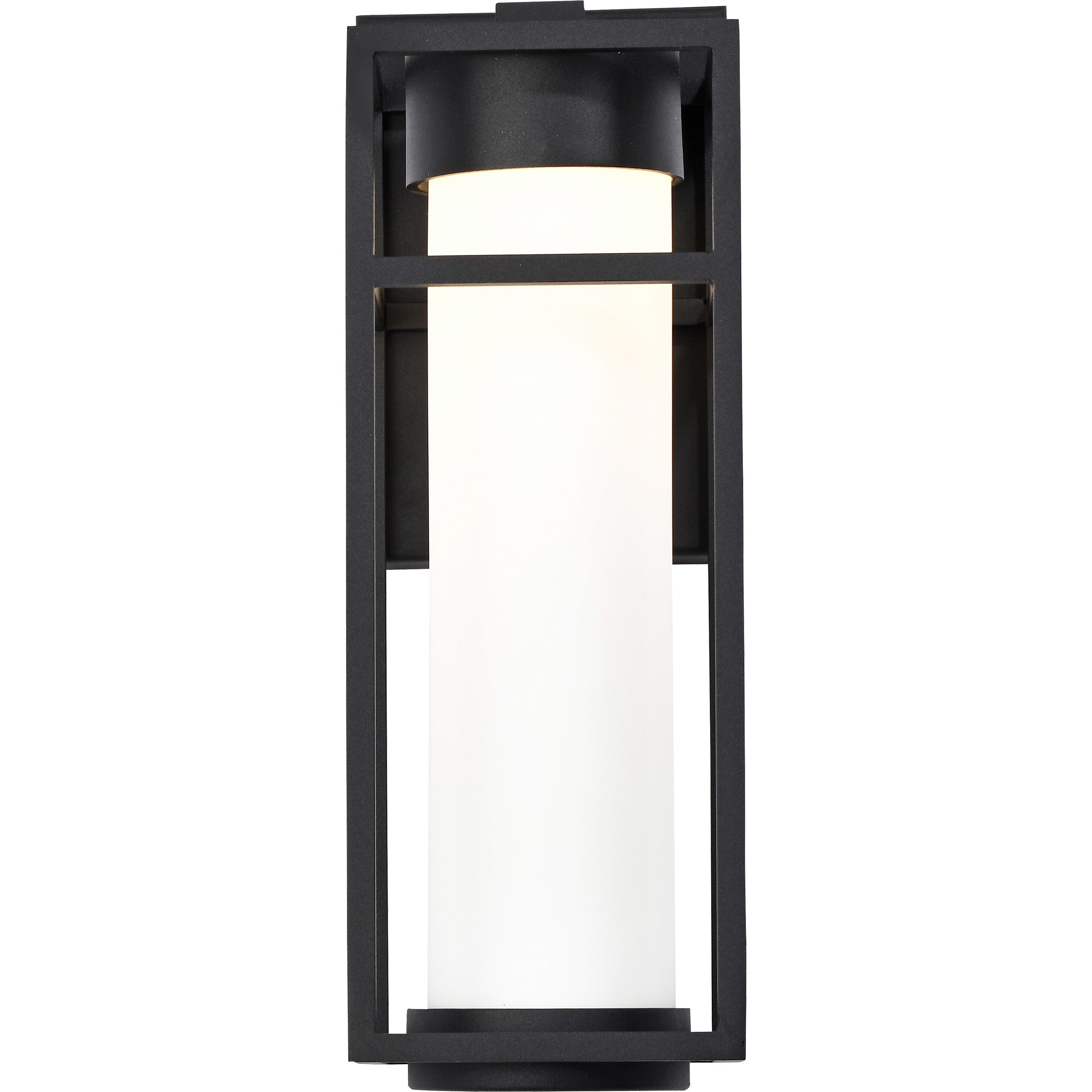 Ledges LED 16 inch Matte Black Outdoor Wall Sconce