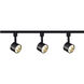 Brentwood 3 Light 120V Black Track Kit Ceiling Light