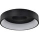 Orbit LED 23.5 inch Black Flush Mount Ceiling Light