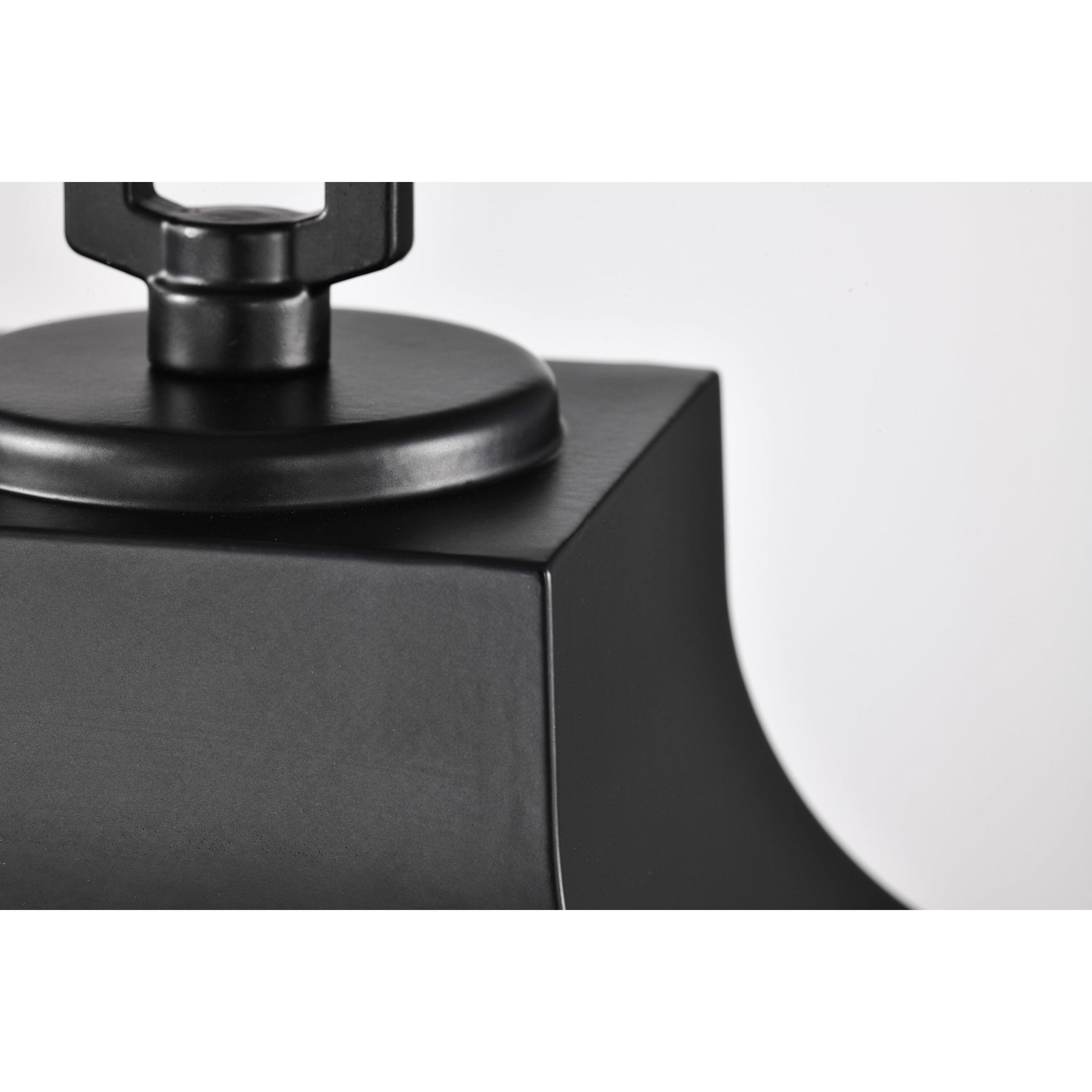 Stillwell 17 inch Matte Black Post Lantern