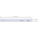 CounterQuickSlim 120 LED 10 inch White Under Cabinet & Cove