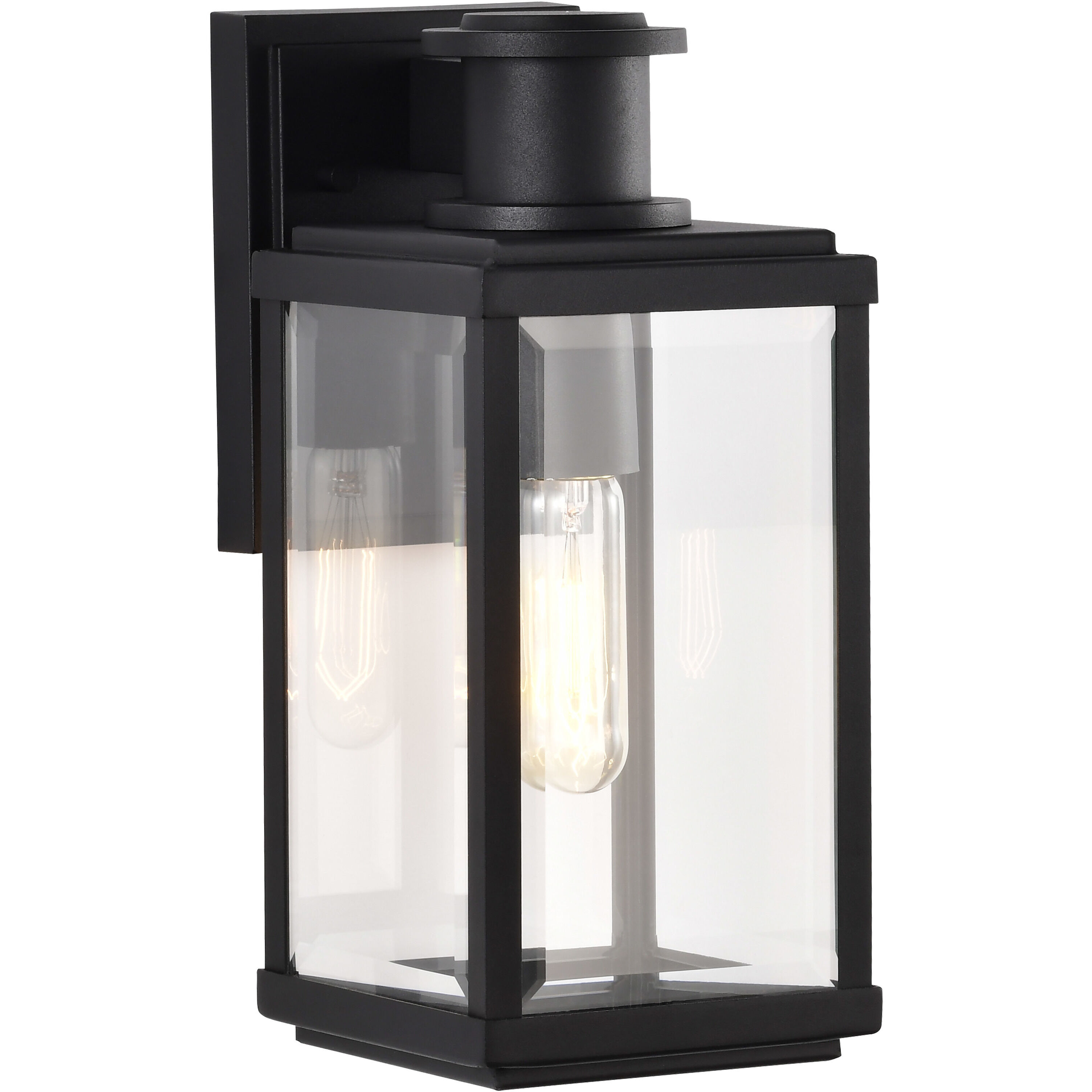 Luca 13 inch Sand Black Outdoor Wall Light