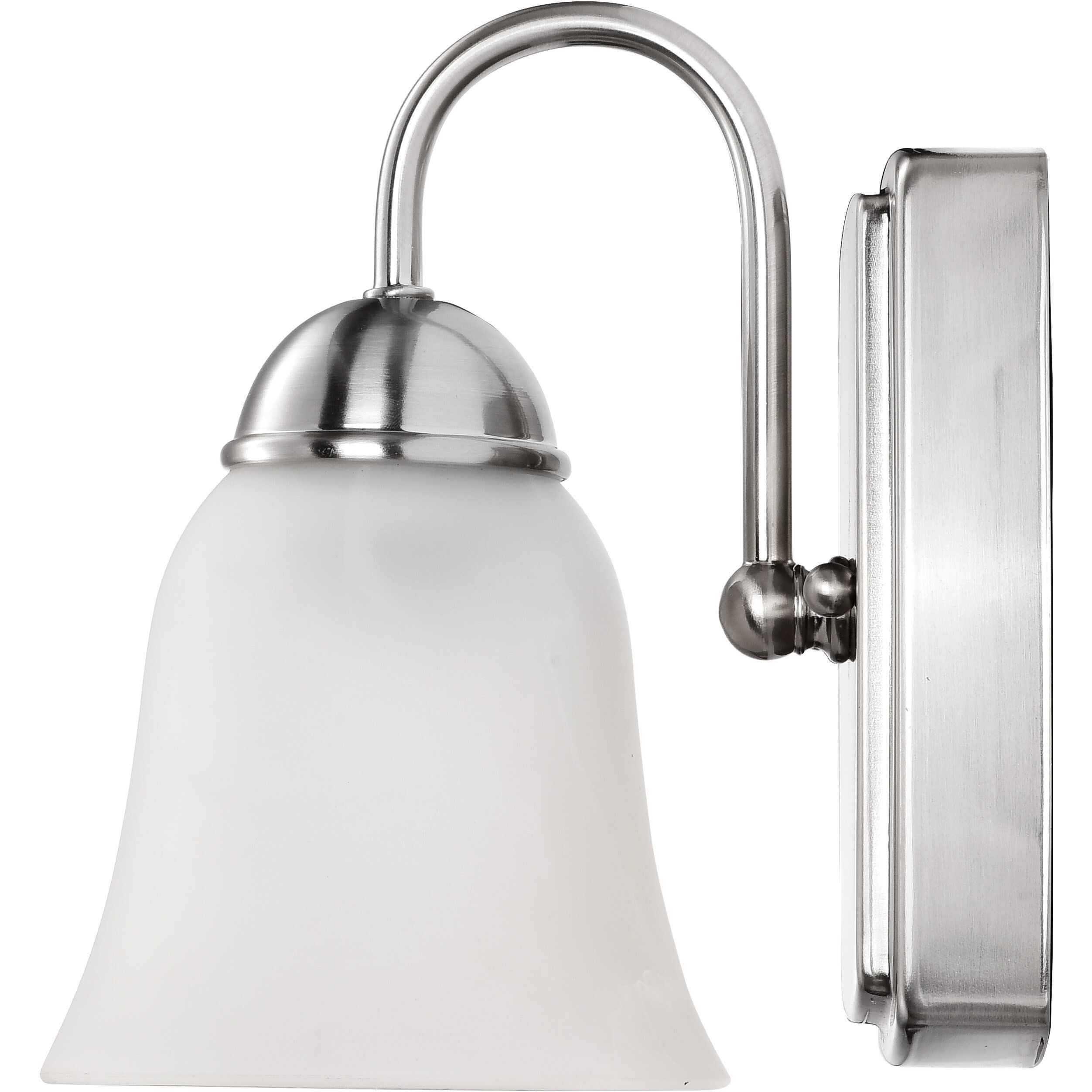 Brentwood LED 7 inch Brushed Nickel Wall Mount Wall Light