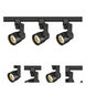 Brentwood 3 Light 120V Black Track Kit Ceiling Light