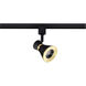 Brentwood 1 Light 120 Matte Black and Brushed Brass Track Lighting Ceiling Light