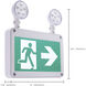 Running Man LED 13 inch White Exit & Emergency Ceiling Light