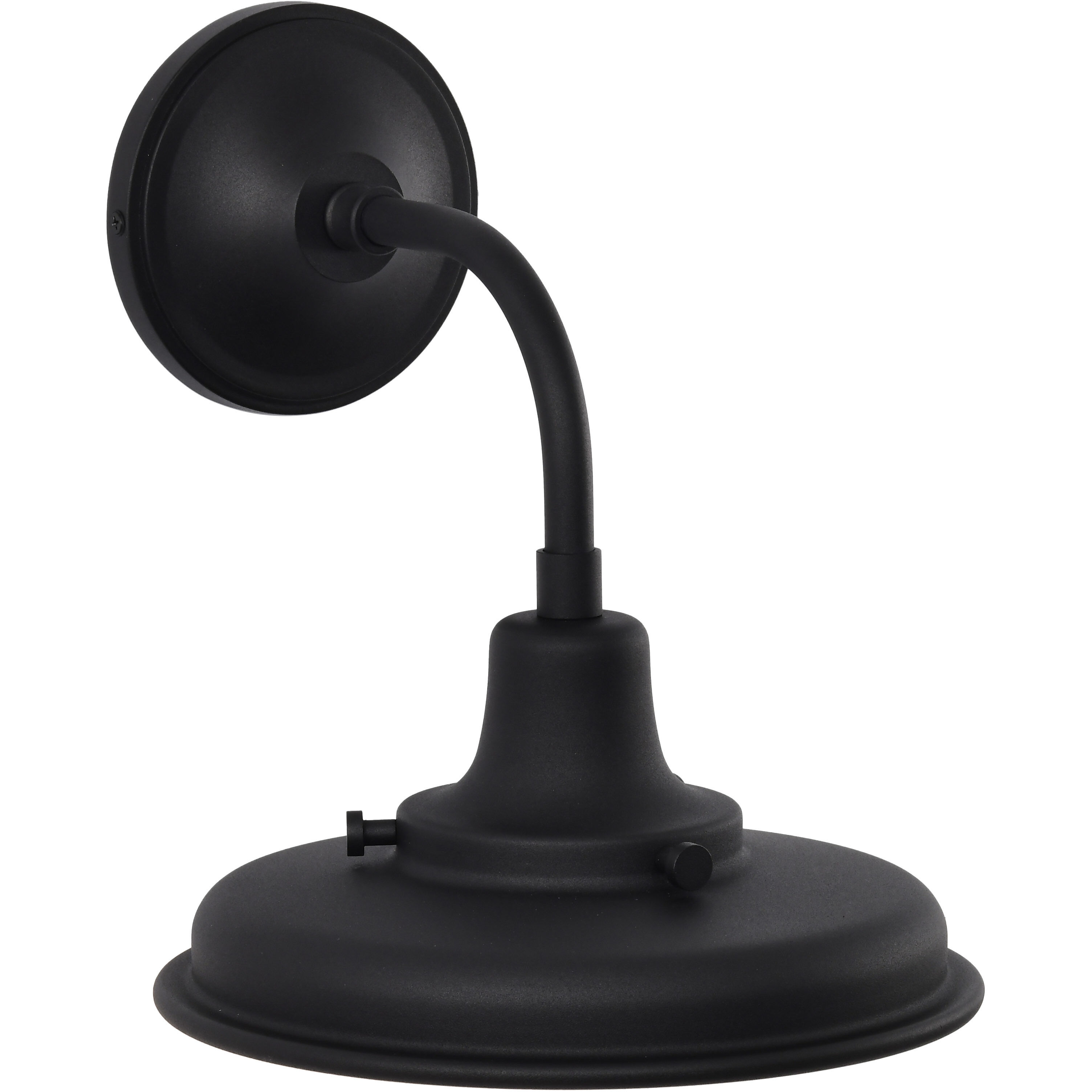 Morris 11.63 inch Black Outdoor Wall Light