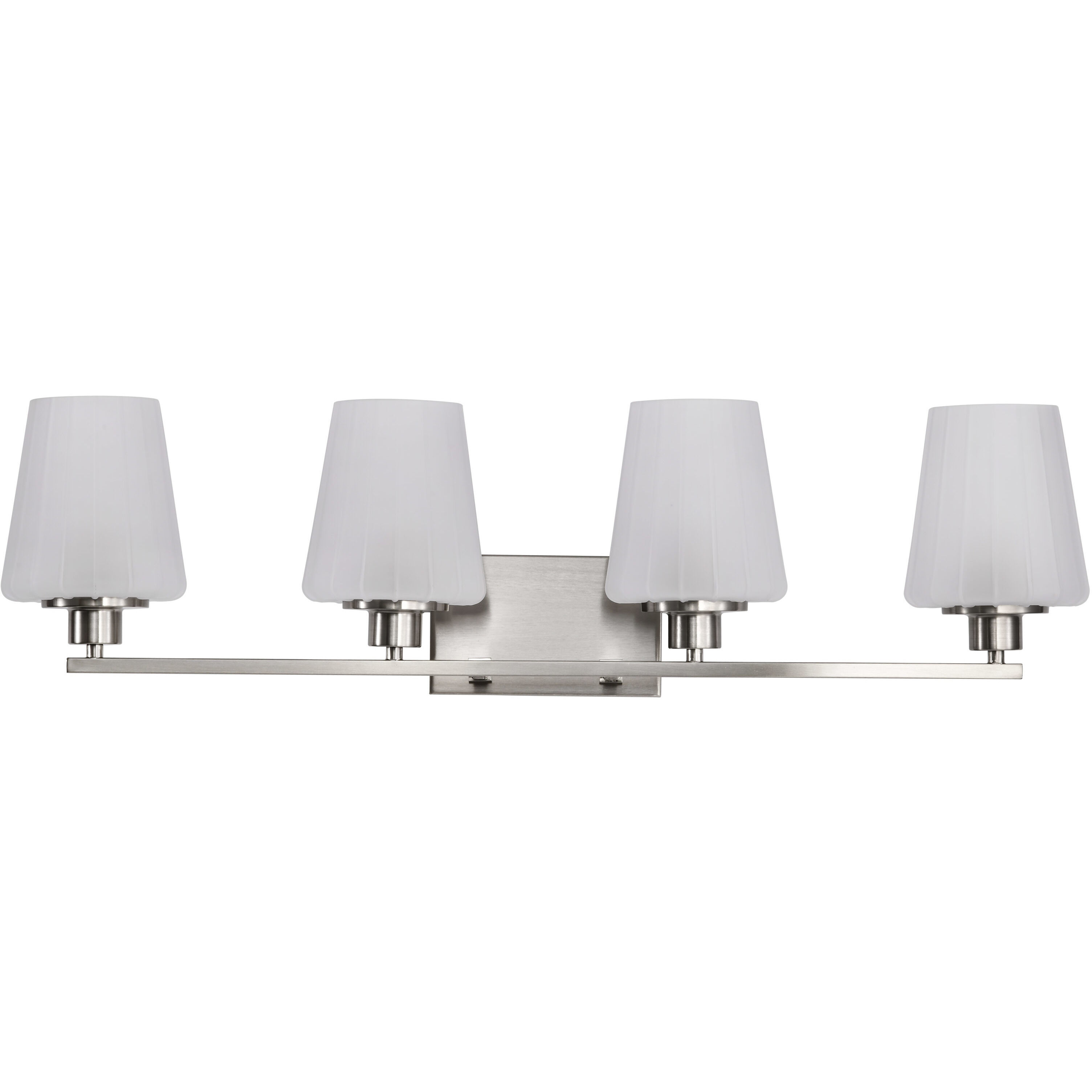 Lune 32 inch Brushed Nickel Vanity Wall Light