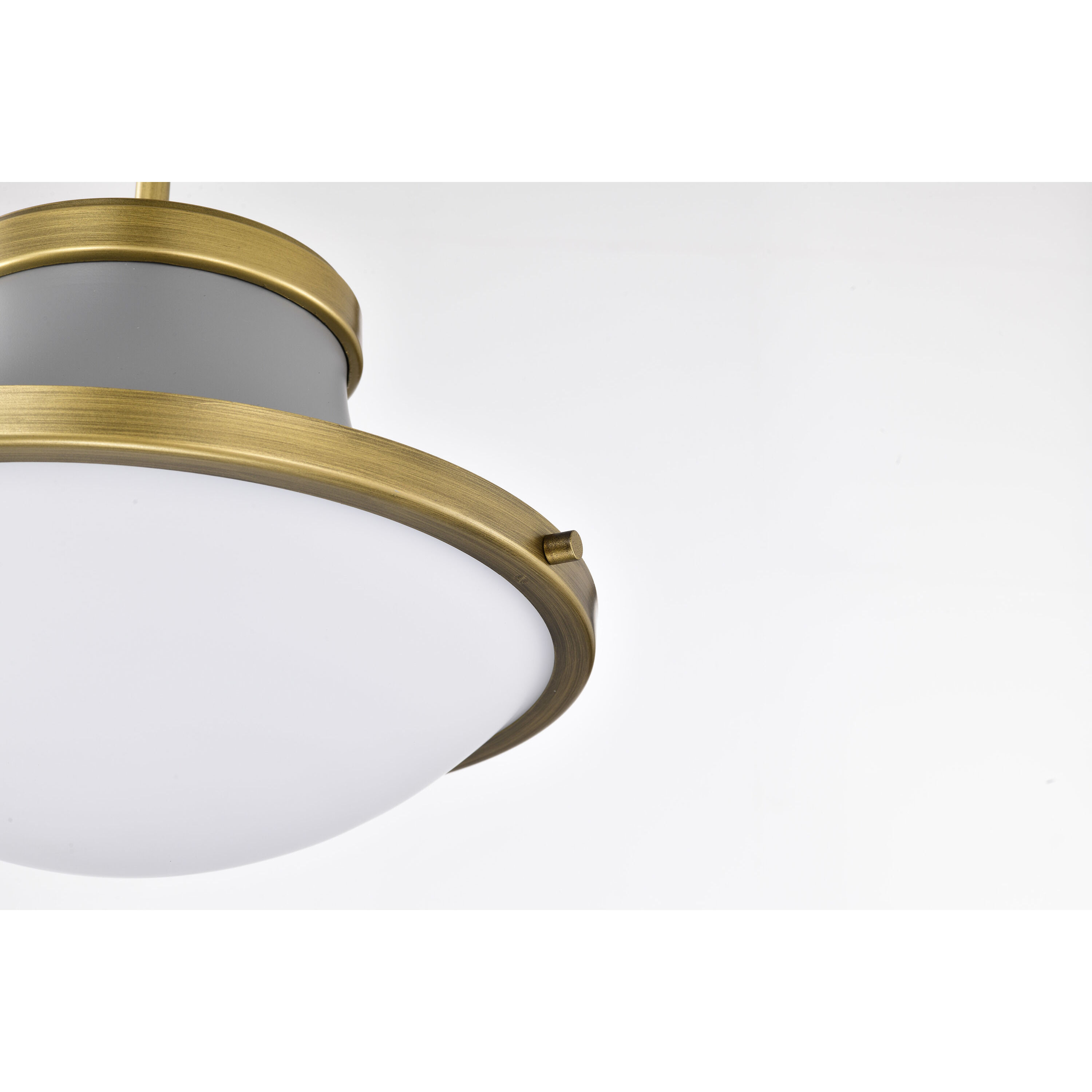 Lafayette 1 Light 14 inch Matte Gray Pendant Ceiling Light